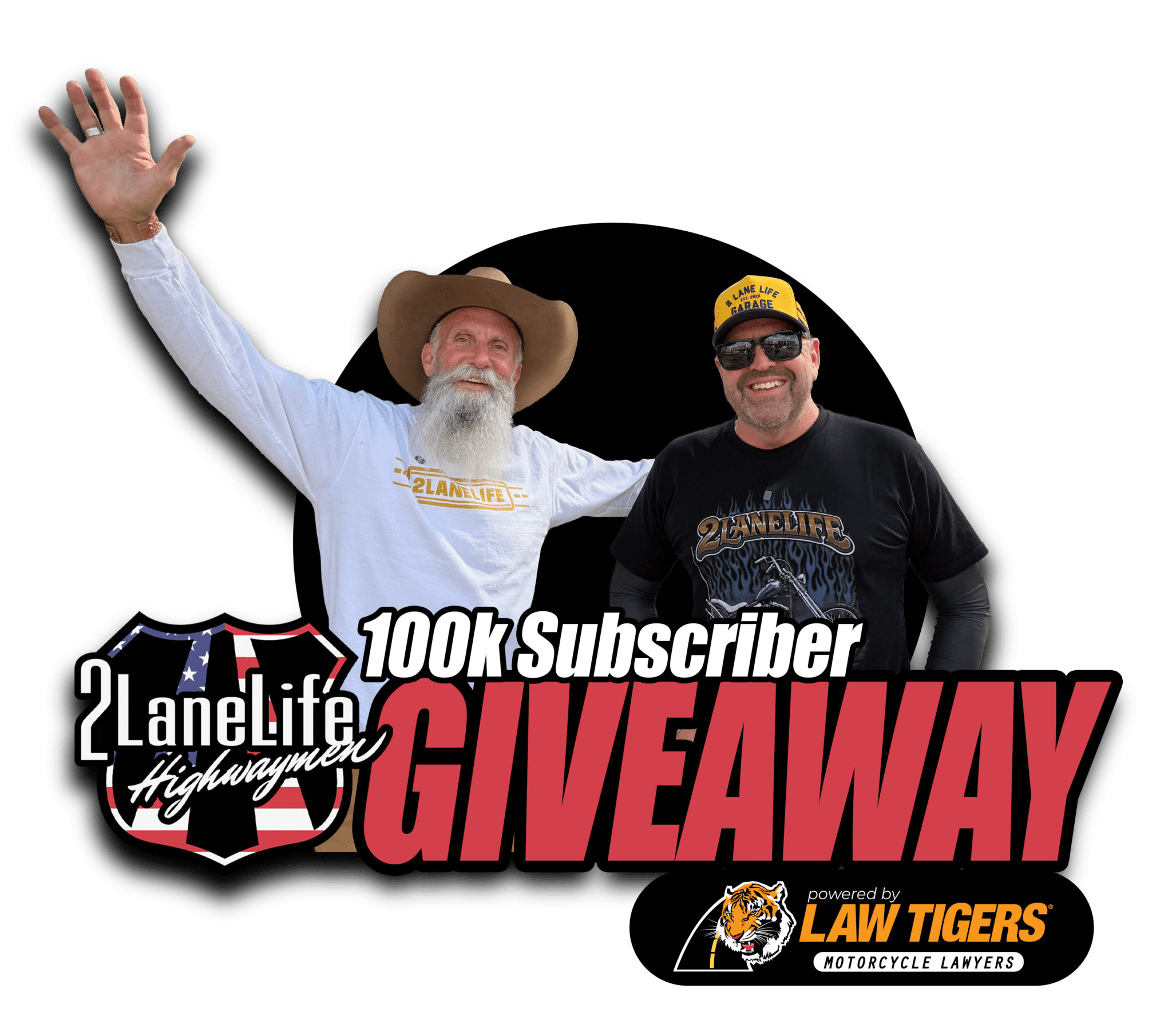 2LaneLife 100K Subscriber Giveaway powered by Law Tigers